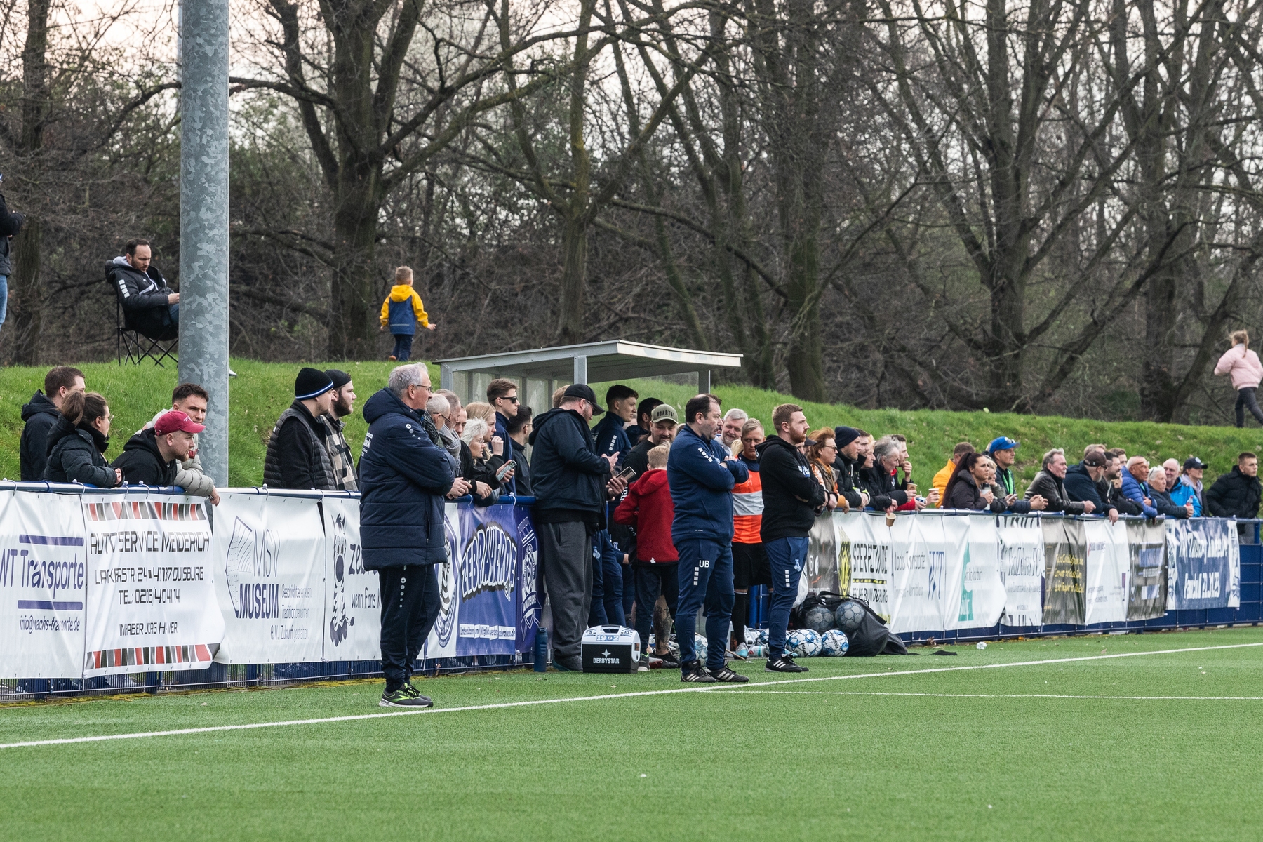 Bandenwerbung im Stadion